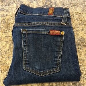 7 For All Mankind Women's Blue Jeans
